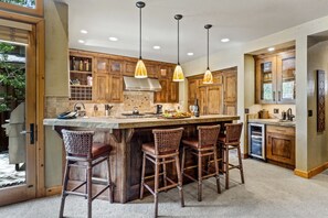 Indoors, Kitchen, Kitchen Island, Furniture, Cooktop