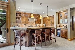 Indoors, Kitchen, Kitchen Island, Furniture, Cooktop