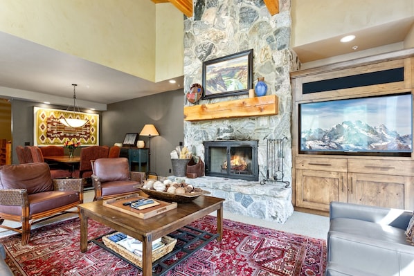 Home Decor, Fireplace, Indoors, Living Room, Furniture