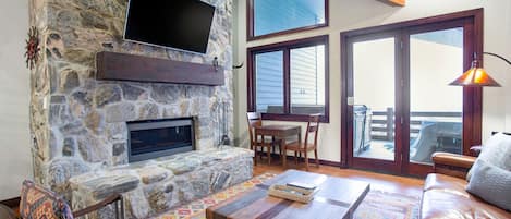 Living Room, Indoors, Room, Flooring, Hardwood