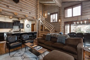 Building, Loft, Indoors, Living Room, Room