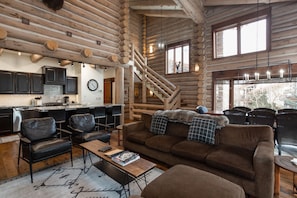 Building, Loft, Indoors, Living Room, Room