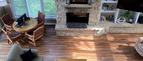 Family room, loft view