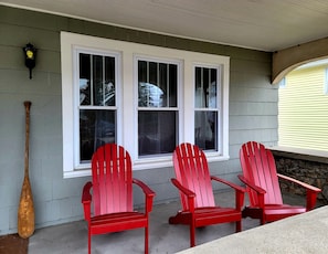 Morning coffee on the porch