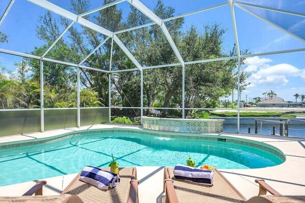 Electrically Heated Swimming Pool with Amazing Waterviews