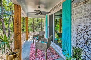 Covered Porch | Stairs Required