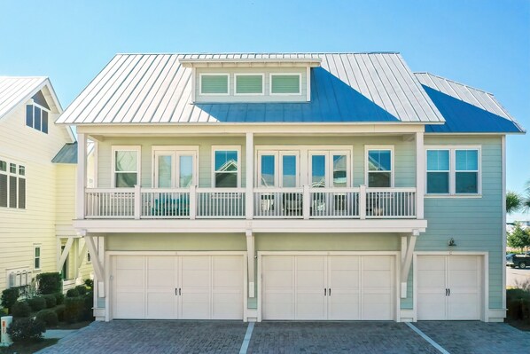 Unit A - garage on the left. Front door is on the left side of the building.