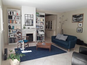 Salon de la pièce à vivre (60 m2)
