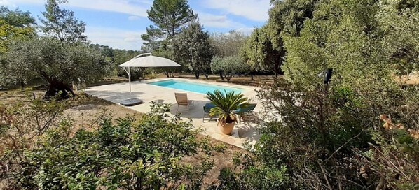 Espace piscine plein sud