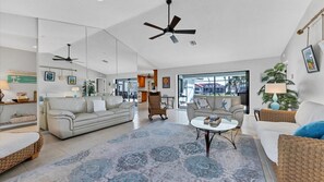 Bright and open relaxing living room