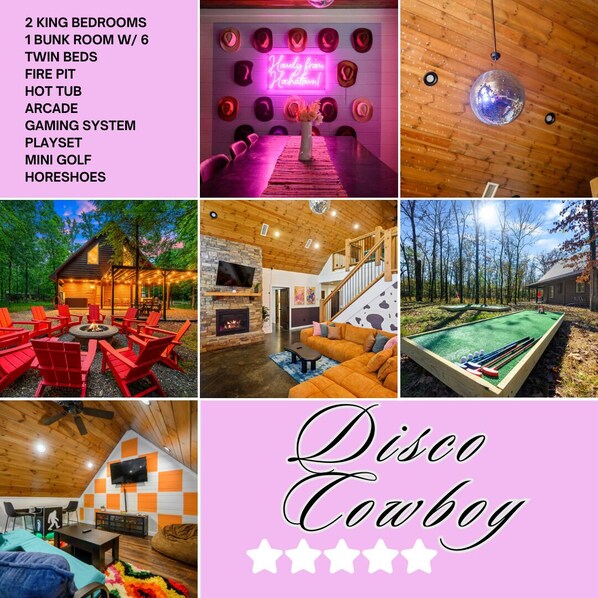 The Broken Bow Getaway you have been dreaming of! Perfect for a family trip or a bachelorette trip, birthday trip or girl's trip! 