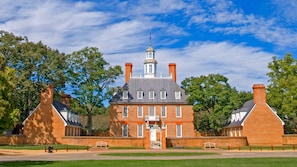 Colonial Williamsburg is right around the corner