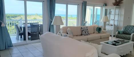 Ocean views from the living area 