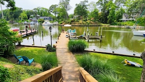 Beautiful waterfront home on Burley Creek with private pier