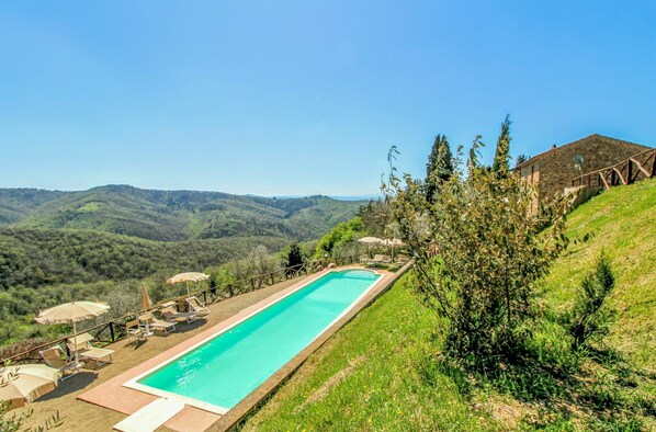 Pool with panorama