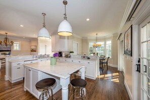 View Across Kitchen To Formal Dining Area (Left) & Casual Dining Nook (Right)