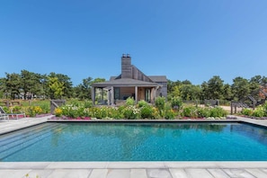 View of House from Pool Lounging Area