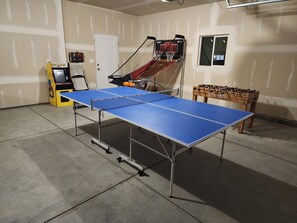 Have hours of fun I'm this game room!