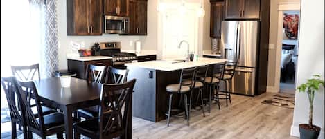 Open kitchen/dining/family room is perfect for gatherings!