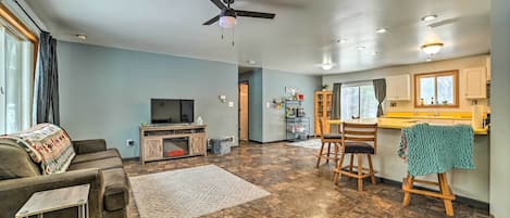South Branch Vacation Rental | 3BA | 2BA | 1,400 Sq Ft | Steps Required