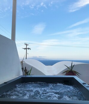 Hot tub with a view