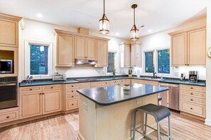 Bright and open kitchen with center island