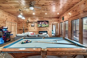 Enjoy some friendly competition with a game of pool—perfect for creating memories and sharing laughs!