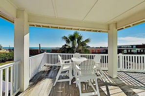 Patio with ocean view