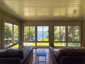 Lake view from the sun room