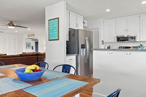 View of kitchen from breakfast nook 