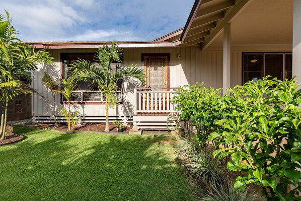 Front view of house