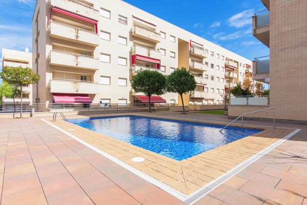 Vue sur piscine