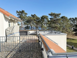 Blick von der Dachterrasse