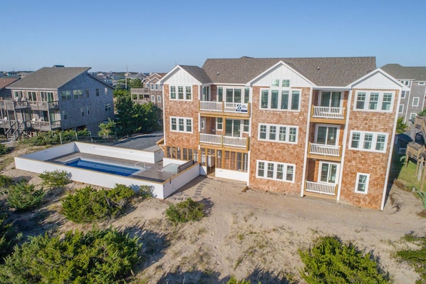 7-Bedroom Oceanfront Home: Located in the heart of Avon Village