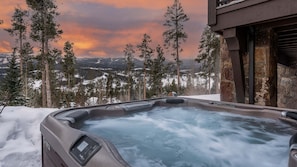 Hot tub with views