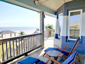 Enjoy the views from the deck