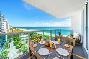 Private Balcony overlooking the Atlantic Ocean!