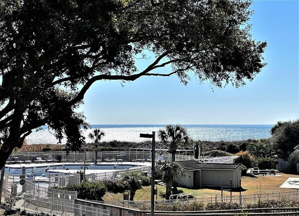 Ocean view from the Balcony
