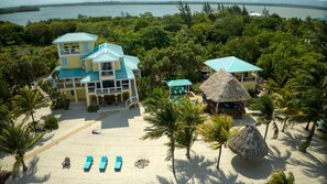 3 story home on very private large lot