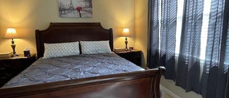 Master Bedroom:  King bed