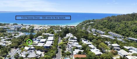 300 mtrs to Noosa Main Beach, one of only five apartments in small complex