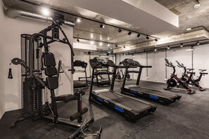 Enjoy the convenience of a gym in the common area.