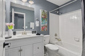 Chic master ensuite complete with essentials