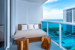 Private Balcony with Resort & Ocean View
