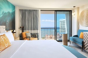 Bedroom with a comfortable King size bed