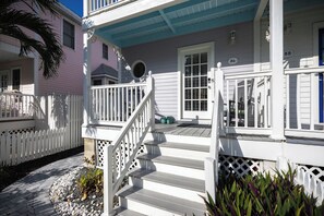 Enjoy coffee or an evening cocktail in the rockers on the front patio