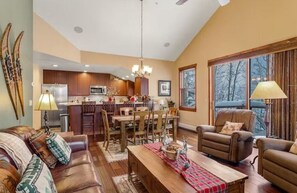 Spacious and inviting living area