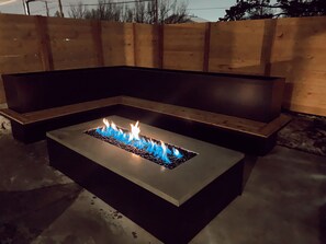 Gas Fire Pit Area