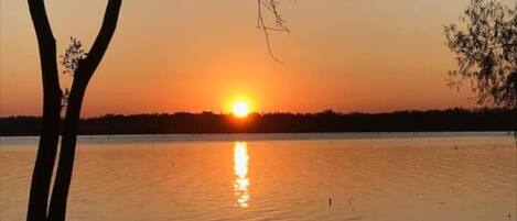 Take in a beautiful east Texas sunset.