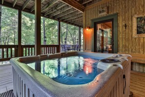 Soak Away In The Covered Spa